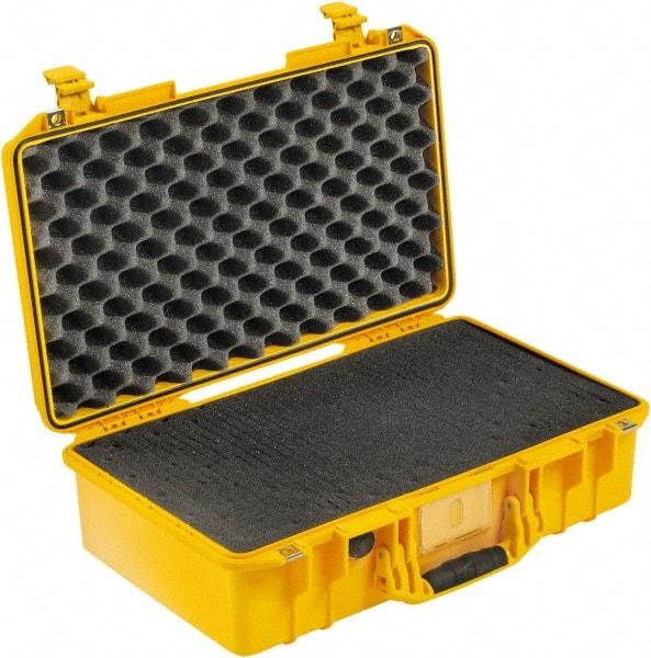 Pelican Products, Inc. - 13-31/32" Wide x 7-31/64" High, Aircase w/Foam - Yellow - Industrial Tool & Supply