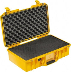 Pelican Products, Inc. - 13-31/32" Wide x 7-31/64" High, Aircase w/Foam - Yellow - Industrial Tool & Supply