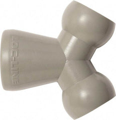 Loc-Line - 1/2" Hose Inside Diam, Coolant Hose Y-Fitting - For Use with Loc-Line Modular Hose System, 20 Pieces - Industrial Tool & Supply