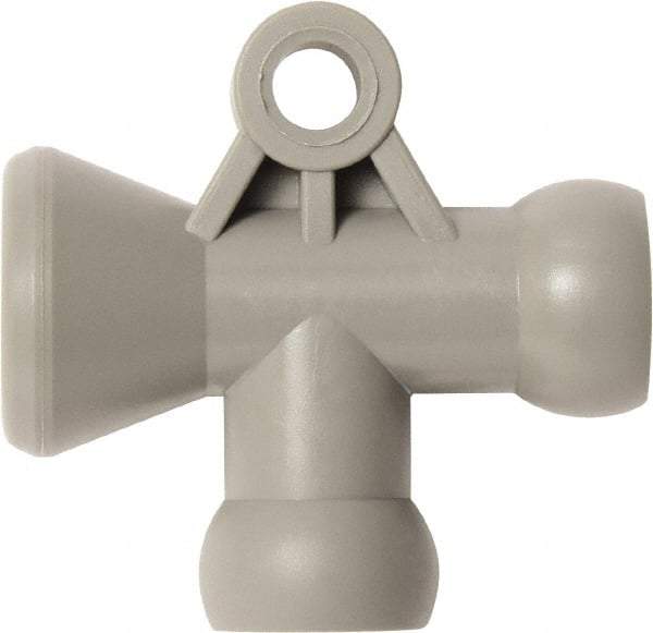 Loc-Line - 1/4" Hose Inside Diam, Coolant Hose T-Fitting - For Use with Loc-Line Modular Hose System, 20 Pieces - Industrial Tool & Supply