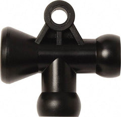 Loc-Line - 1/4" Hose Inside Diam, Coolant Hose T-Fitting - For Use with Loc-Line Modular Hose System, 20 Pieces - Industrial Tool & Supply