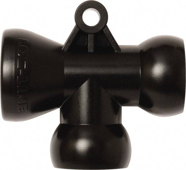 Loc-Line - 1/2" Hose Inside Diam, Coolant Hose T-Fitting - For Use with Loc-Line Modular Hose System, 20 Pieces - Industrial Tool & Supply