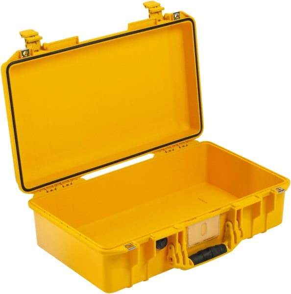 Pelican Products, Inc. - 13-31/32" Wide x 7-31/64" High, Aircase w/Divider - Yellow - Industrial Tool & Supply