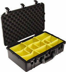 Pelican Products, Inc. - 15-15/32" Wide x 8-15/64" High, Aircase w/Divider - Black - Industrial Tool & Supply
