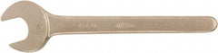 Ampco - 2-3/16" Nonsparking Standard Open End Wrench - Single End, Plain Finish - Industrial Tool & Supply
