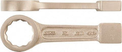 Ampco - 33mm 12 Point Striking Box Wrench - Single End, Aluminum Bronze, Plain Finish - Industrial Tool & Supply