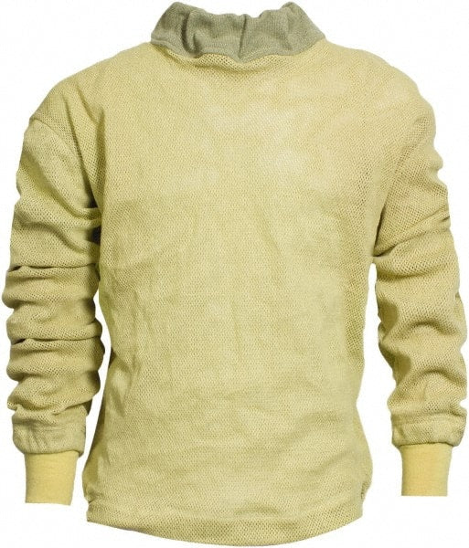National Safety Apparel - Size S Yellow Cut Resistant Long Sleeve T-Shirt - Exact Industrial Supply