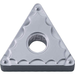 Kyocera TNMG 331GP TN610 Grade Uncoated Cermet, 0 Degree, Triangle, Negative Rake Angle, Neutral Turning Insert for Continuous and Finishing in (P) Carbon/Alloy Steel