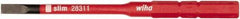 Wiha - 3mm Blade, 15/64" Drive Slotted Screwdriver Bit - 2-61/64" OAL - Industrial Tool & Supply