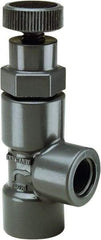 Hayward - 150 Max psi Angle Globe Pressure Reducing Valve - 3/4" Threaded Connection - Industrial Tool & Supply