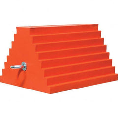 Checkers - Wheel Chocks Width (Inch): 8 Height (Inch): 6 - Industrial Tool & Supply