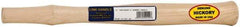 Made in USA - 14" Long Replacement Handle for Blacksmith Hammers - 7/8" Eye Length x 5/8" Eye Width, Hickory, 1-1/2 to 2-1/2 Lb Capacity, Material Grade Type A - Industrial Tool & Supply