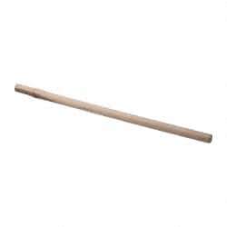 Made in USA - 36" Long Replacement Handle for Sledge Hammers - 1-1/2" Eye Length x 1-1/4" Eye Width, Hickory, 18 to 24 Lb Capacity, Material Grade Type A - Industrial Tool & Supply