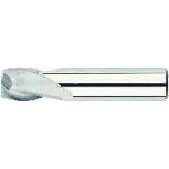1/2 Dia. x 2-1/2 Overall Length 2-Flute Square End Solid Carbide SE End Mill-Round Shank-Center Cut-TiAlN - Industrial Tool & Supply