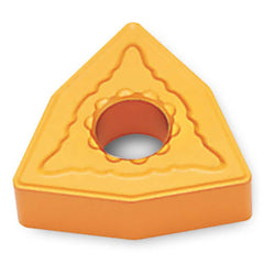 Turning Insert:  WNMG432RT TT8125B,  Solid Carbide TiCN, Al2O3 & TiN Finish,  Neutral,  0.3430″ Long,  1/2″ Inscribed Circle,  0.0310″ Corner Radius,  80.0 &deg N/A Trigon,  Series  WNMG