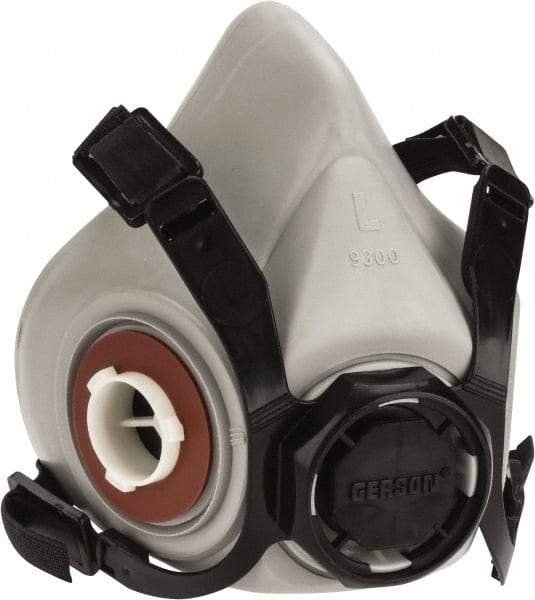 Gerson - Series Signature Select, Size L Half Mask Respirator - 4-Point Suspension, Bayonet Connection - Industrial Tool & Supply