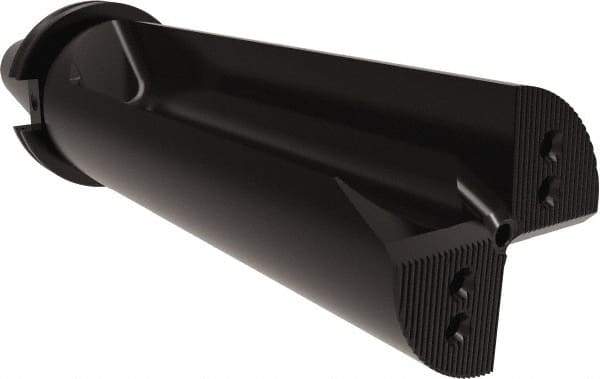 Allied Machine and Engineering - 9" Max Drill Depth, 2.5xD, 3.4" Diam, Indexable Insert Drill - 3 Inserts, CAT50 Taper Shank - Industrial Tool & Supply