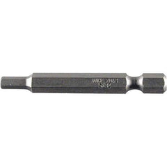 Wiha - 4mm Power Bit - 2-3/4" OAL - Industrial Tool & Supply