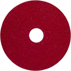 Norton - 7" Diam 7/8" Hole 24 Grit Fiber Disc - Very Coarse Grade, Ceramic Alumina - Industrial Tool & Supply