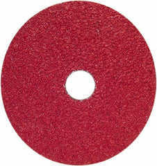 Norton - 5" Diam 7/8" Hole 50 Grit Fiber Disc - Coarse Grade, Ceramic Alumina - Industrial Tool & Supply