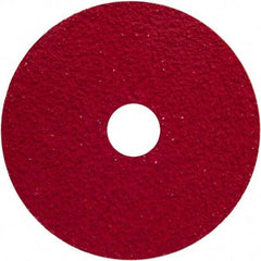 Norton - 7" Diam 7/8" Hole 60 Grit Fiber Disc - Coarse Grade, Ceramic Alumina - Industrial Tool & Supply