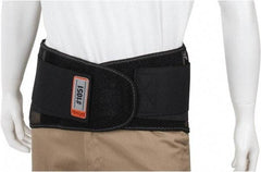 Ergodyne - Size 2XL, Hook & Loop, Mesh Belt - 42 to 46" Waist, 10" Wide, Lumbar Support, Black - Industrial Tool & Supply