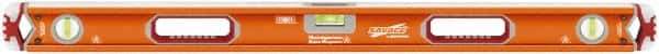 SAVAGE by SWANSON - Magnetic 36" Long 3 Vial Box Beam Level - Aluminum, Orange - Industrial Tool & Supply