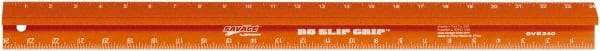 SAVAGE by SWANSON - 24 Inch Long x Thumbguard Straightedge - Aluminum - Industrial Tool & Supply