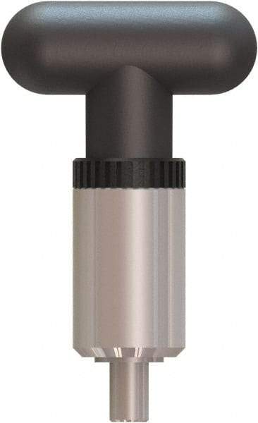 Made in USA - 5/16" Pin Diam, 0.61" Usable Length, T Handle Quick Release Pin - 3.79" OAL - Industrial Tool & Supply