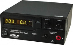 Extech - 600 Watt, 20 Amp, 30 VDC Output, Benchtop Power Supply - 1 Output, 7.9 Inch Wide x 8-1/2 Inch Deep x 3-1/2 Inch High, LED Display - Industrial Tool & Supply