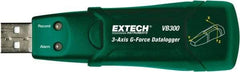 Extech - USB Datalogger - 3.6 Volt Lithium Battery, 18G 3-AXIS - Industrial Tool & Supply