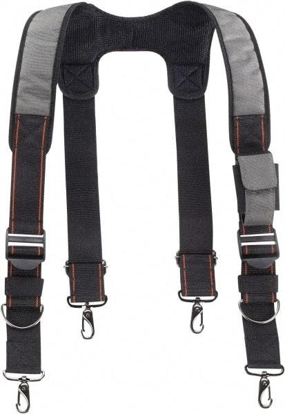 Ergodyne - Suspenders - Polyester, Gray - Industrial Tool & Supply