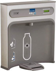 Halsey Taylor - 8 GPH Cooling Capacity Retro Fit Water Cooler & Fountain - Retro-Fit Bottle Filling Station, 20 to 105 psi, 0.20 hp, Stainless Steel - Industrial Tool & Supply