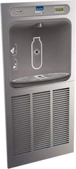 ELKAY - 8 GPH Cooling Capacity In Wall Recessed Water Cooler & Fountain - In-Wall, 20 to 105 psi, 0.20 hp, Stainless Steel - Industrial Tool & Supply