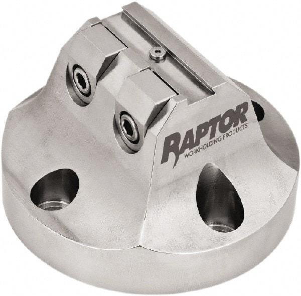 Raptor Workholding - 3/8" Jaw Width, 3" High Dovetail Vise - For Use with 4 & 5 Axis Workholding Systems - Industrial Tool & Supply