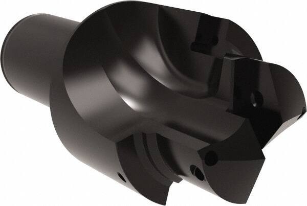 Allied Machine and Engineering - AND10050, MS 33649, SAE AS5202 Standard, 1-7/8-12, 24 Tube Dash Number, 60° Porting Angle, 1.898" Pilot Diam, 1-1/2" Shank Diam, Indexable Spade Blade Insert Porting Tool - 2 Porting Inserts, 5-7/8" Overall Length - Industrial Tool & Supply