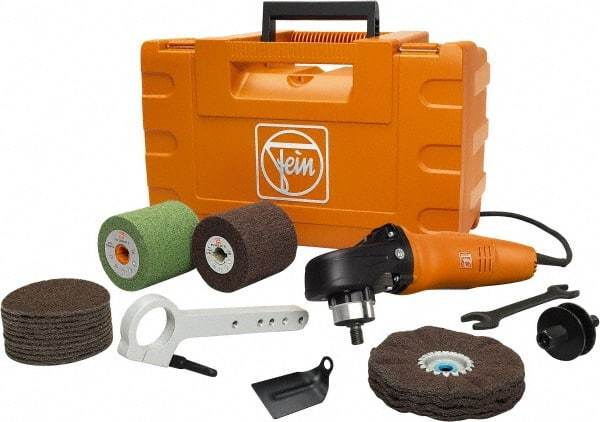 Fein - 9" Pad Diam, 900 to 2,500 RPM, Handheld Electric Polisher - 5/8-11" Spindle Thread, 10 Amps, 120 Volts - Industrial Tool & Supply