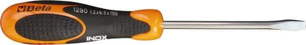 Beta - 2.5mm Blade Width, Standard Slotted Screwdriver - Round Shank, Ergonomic Handle - Industrial Tool & Supply