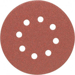 Porter-Cable - 5" Diam, 80 Grit, Aluminum Oxide Hook & Loop Disc - Medium Grade, Coated, C Weight Paper Backing, - Industrial Tool & Supply