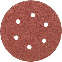 Porter-Cable - 6" Diam, 120 Grit, Aluminum Oxide Hook & Loop Disc - Fine Grade, Coated, C Weight Paper Backing, - Industrial Tool & Supply