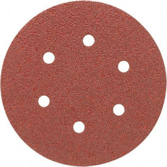 Porter-Cable - 6" Diam, 40 Grit, Aluminum Oxide Hook & Loop Disc - Coarse Grade, Coated, C Weight Paper Backing, - Industrial Tool & Supply