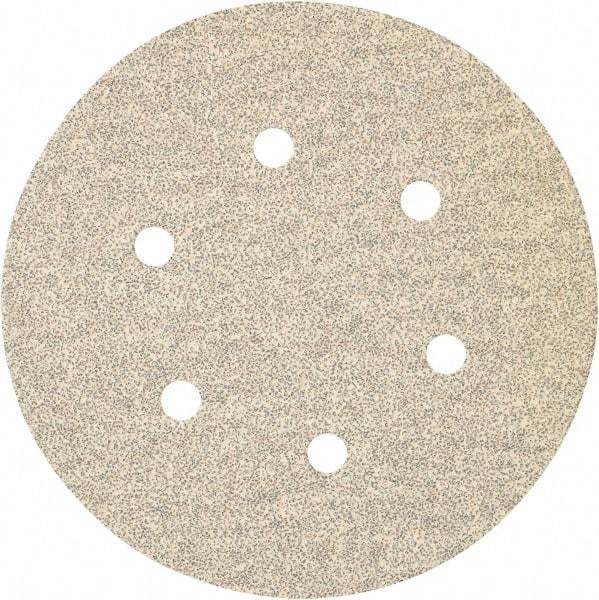 Porter-Cable - 6" Diam, 120 Grit, Zirconia Alumina Hook & Loop Disc - Fine Grade, Coated, C Weight Paper Backing, - Industrial Tool & Supply