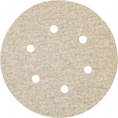 Porter-Cable - 6" Diam, 60 Grit, Zirconia Alumina Hook & Loop Disc - Medium Grade, Coated, C Weight Paper Backing, - Industrial Tool & Supply