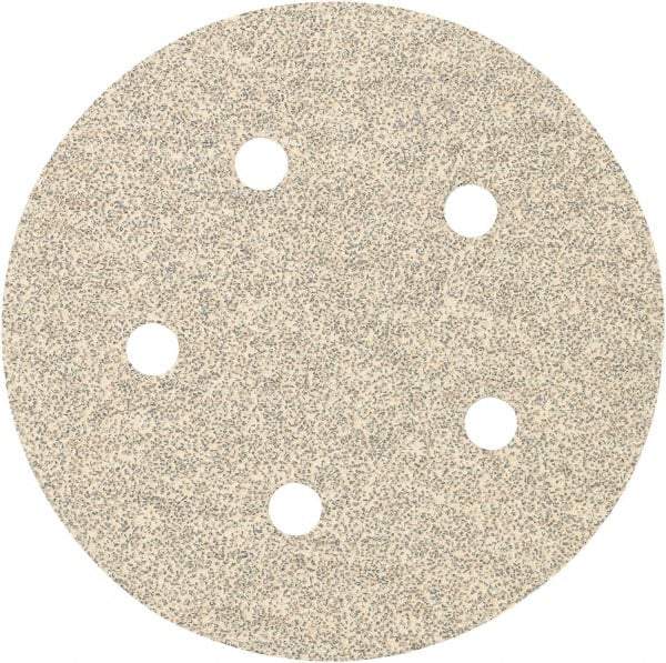 Porter-Cable - 5" Diam, 40 Grit, Zirconia Alumina Hook & Loop Disc - Coarse Grade, Coated, C Weight Paper Backing, - Industrial Tool & Supply