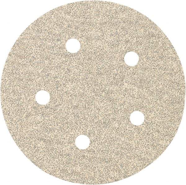 Porter-Cable - 5" Diam, 100 Grit, Zirconia Alumina Hook & Loop Disc - Fine Grade, Coated, C Weight Paper Backing, - Industrial Tool & Supply