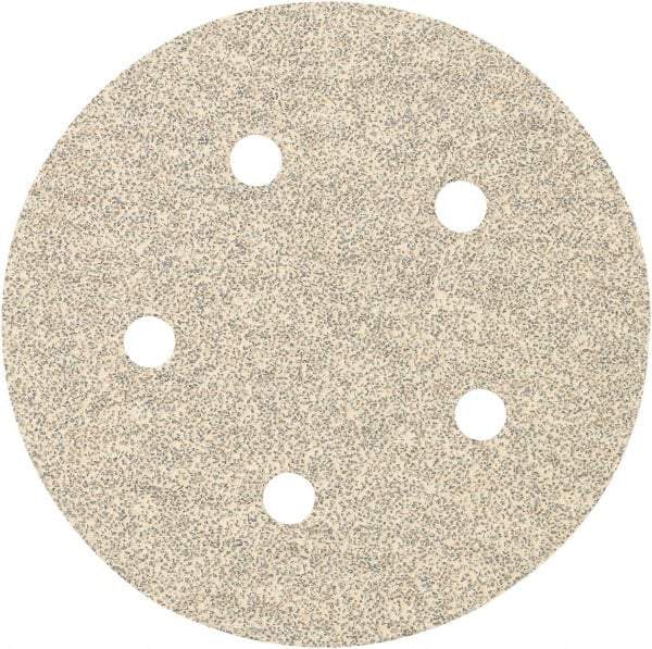Porter-Cable - 5" Diam, 120 Grit, Zirconia Alumina Hook & Loop Disc - Fine Grade, Coated, C Weight Paper Backing, - Industrial Tool & Supply