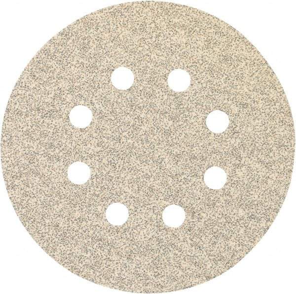 Porter-Cable - 5" Diam, 120 Grit, Zirconia Alumina Hook & Loop Disc - Fine Grade, Coated, C Weight Paper Backing, - Industrial Tool & Supply