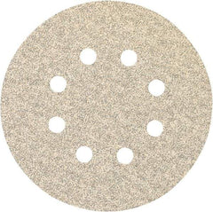 Porter-Cable - 5" Diam, 220 Grit, Zirconia Alumina Hook & Loop Disc - Very Fine Grade, Coated, C Weight Paper Backing, - Industrial Tool & Supply