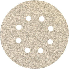 Porter-Cable - 5" Diam, 180 Grit, Zirconia Alumina Hook & Loop Disc - Very Fine Grade, Coated, C Weight Paper Backing, - Industrial Tool & Supply