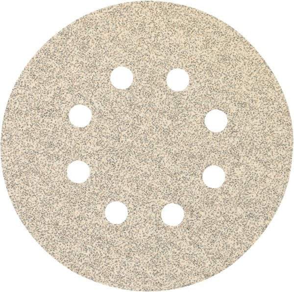 Porter-Cable - 5" Diam, 180 Grit, Zirconia Alumina Hook & Loop Disc - Very Fine Grade, Coated, C Weight Paper Backing, - Industrial Tool & Supply